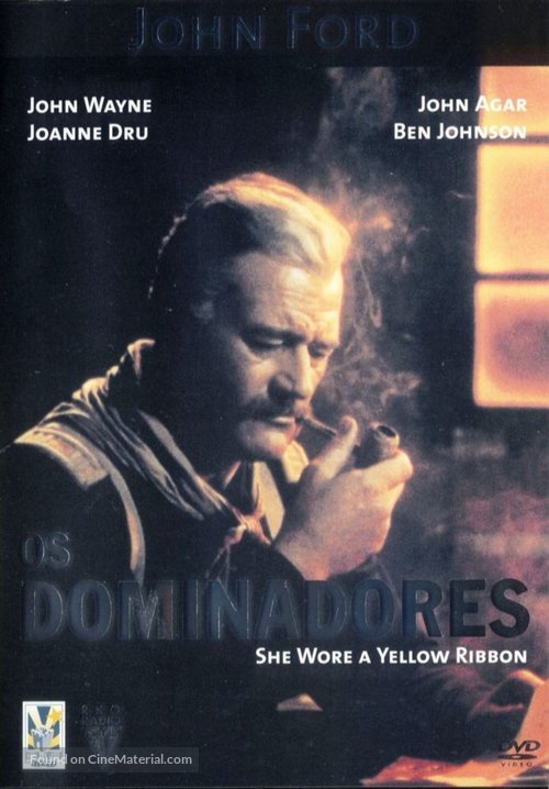 She Wore a Yellow Ribbon - Portuguese Movie Cover