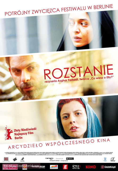 Jodaeiye Nader az Simin - Polish Movie Poster