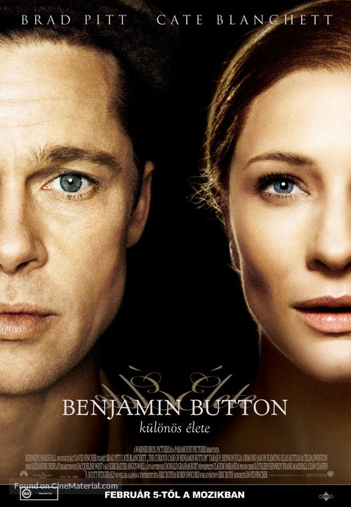 The Curious Case of Benjamin Button - Hungarian Movie Poster