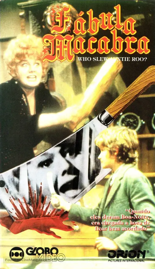 Whoever Slew Auntie Roo? - Brazilian VHS movie cover