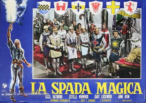 The Magic Sword - Italian poster