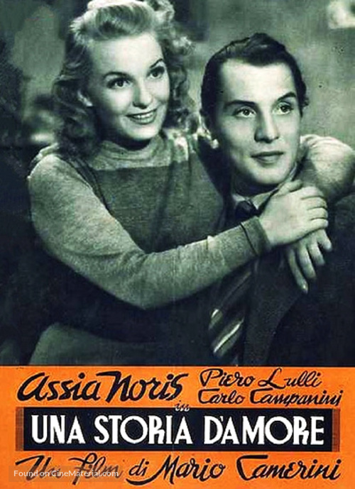 Una storia d&#039;amore - Italian Movie Poster
