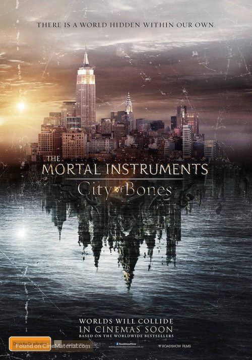 The Mortal Instruments: City of Bones - Australian Movie Poster