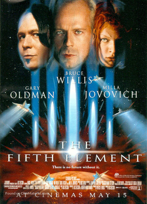 The Fifth Element - Advance movie poster