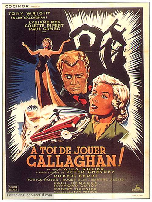 &Agrave; toi de jouer, Callaghan - French Movie Poster