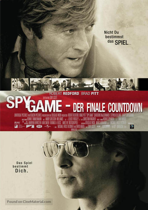 Spy Game - German Movie Poster