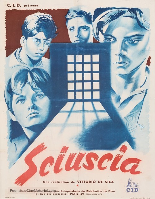 Sciusci&agrave; - French Movie Poster