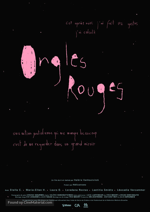 Ongles Rouges - Belgian Movie Poster