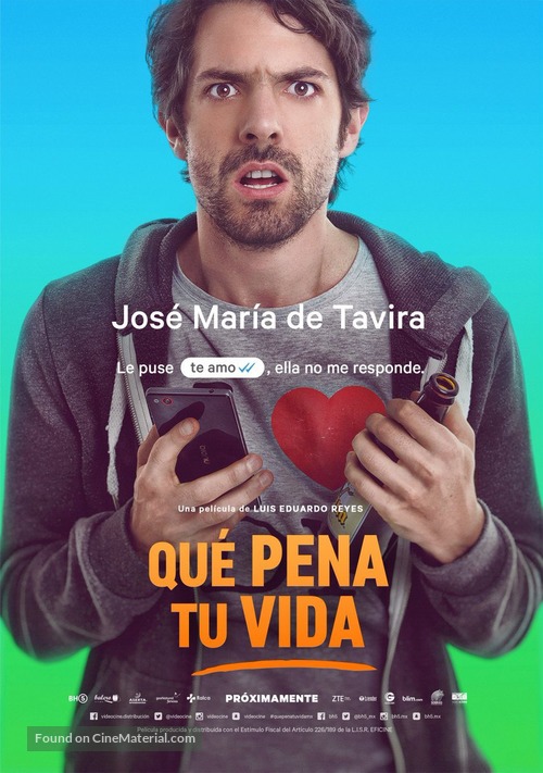 Que Pena Tu Vida - Mexican Movie Poster