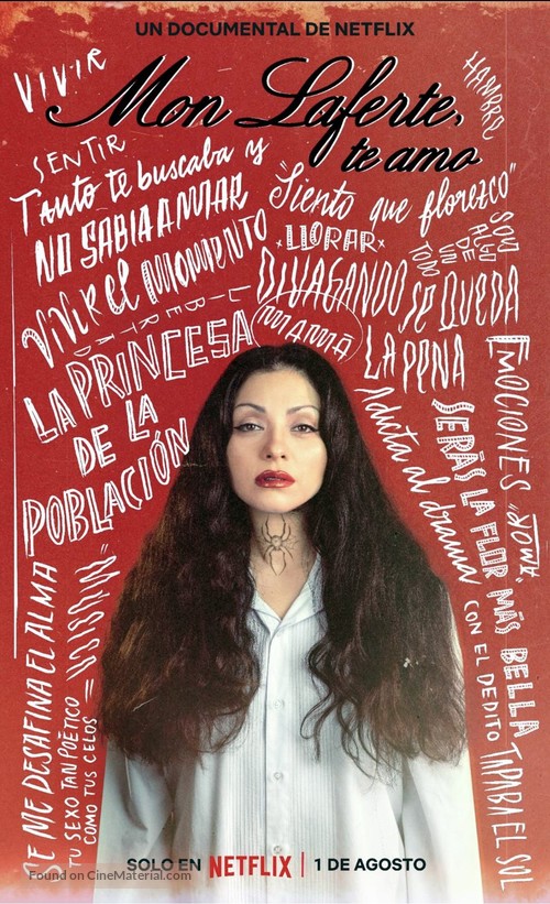 Mon Laferte, te amo - Chilean Movie Poster