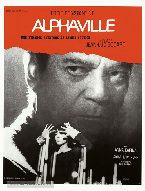 Alphaville, une &eacute;trange aventure de Lemmy Caution - French Movie Poster