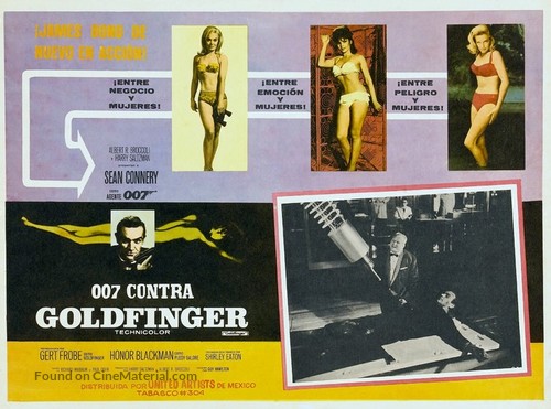 Goldfinger - Mexican Movie Poster