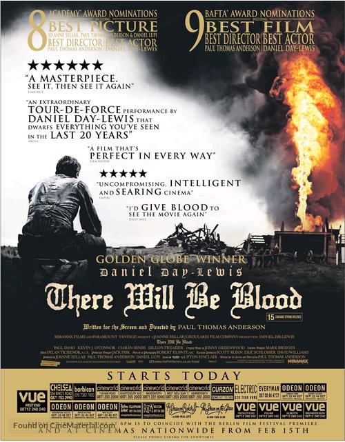 There Will Be Blood - British Movie Poster