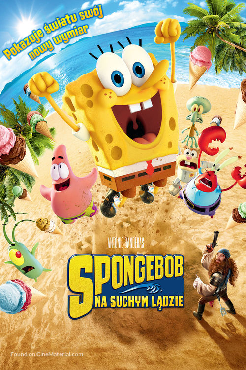 The SpongeBob Movie: Sponge Out of Water - Polish DVD movie cover