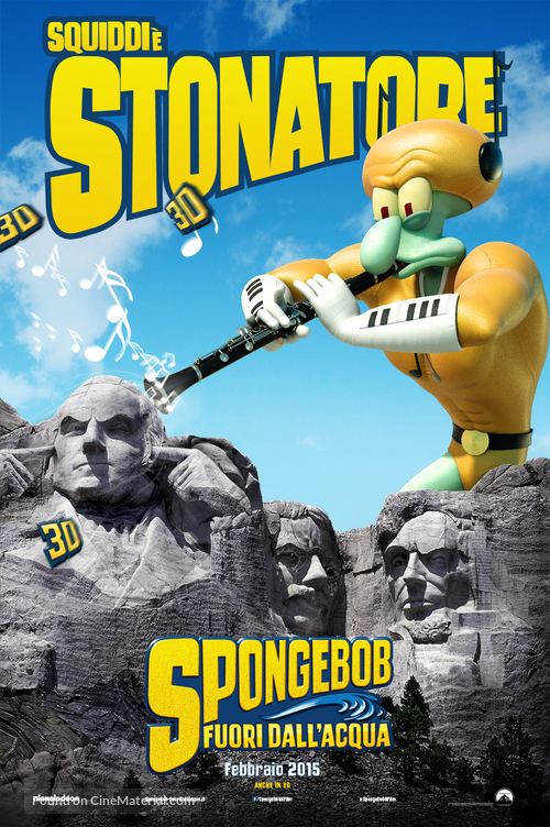 The SpongeBob Movie: Sponge Out of Water - Italian Movie Poster