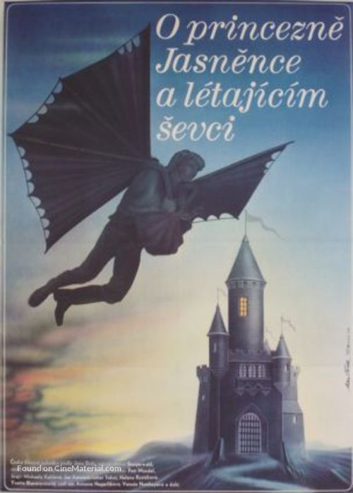 O princezne Jasnence a l&egrave;tajicim sevci - Czech Movie Poster