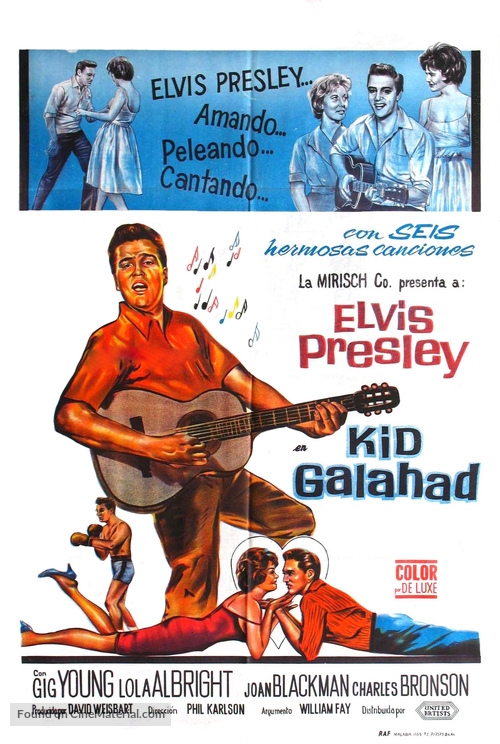 Kid Galahad - Argentinian Movie Poster