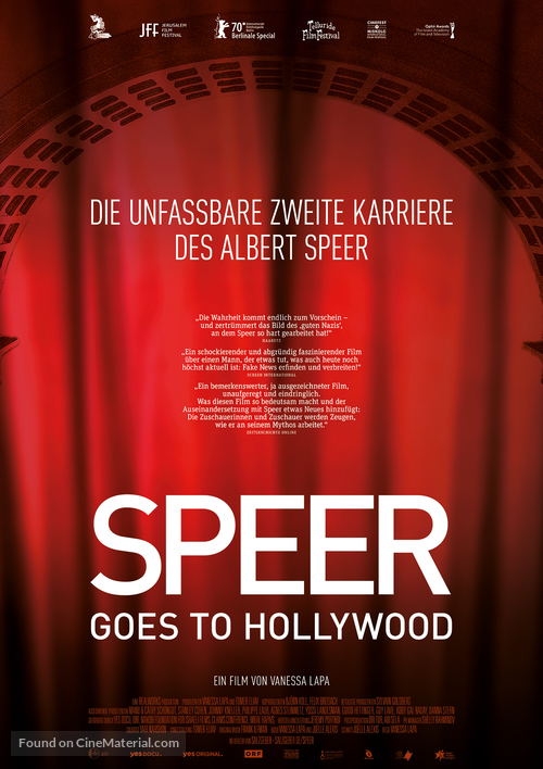 Speer Goes to Hollywood - German Movie Poster