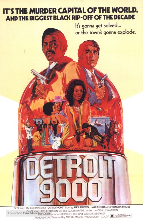 Detroit 9000 - Movie Poster