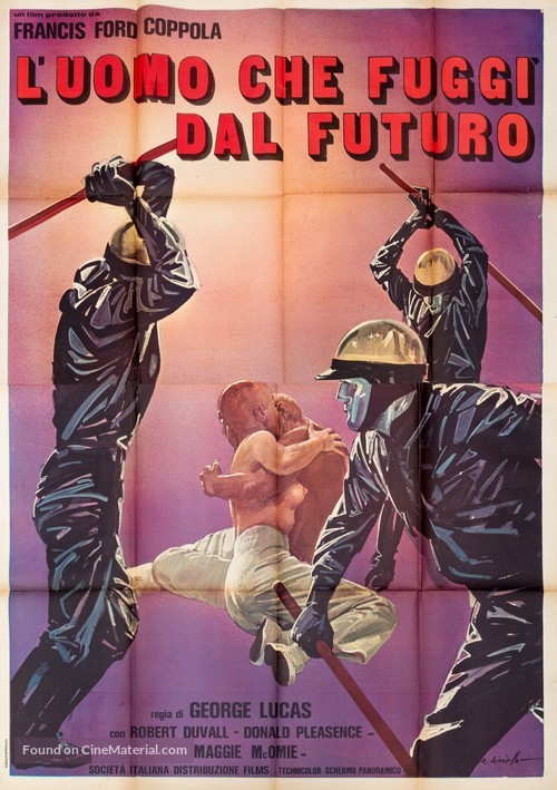 THX 1138 - Italian Movie Poster