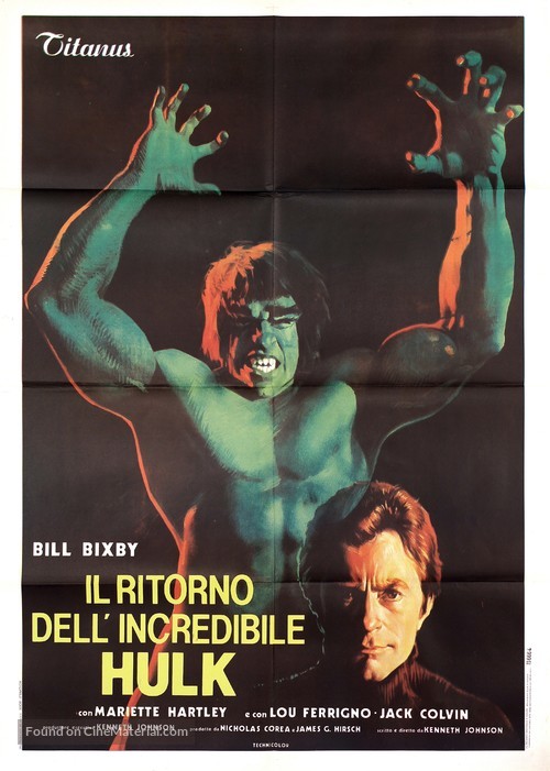 The Incredible Hulk: Married - Italian Movie Poster