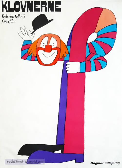 I clowns - Danish Movie Poster