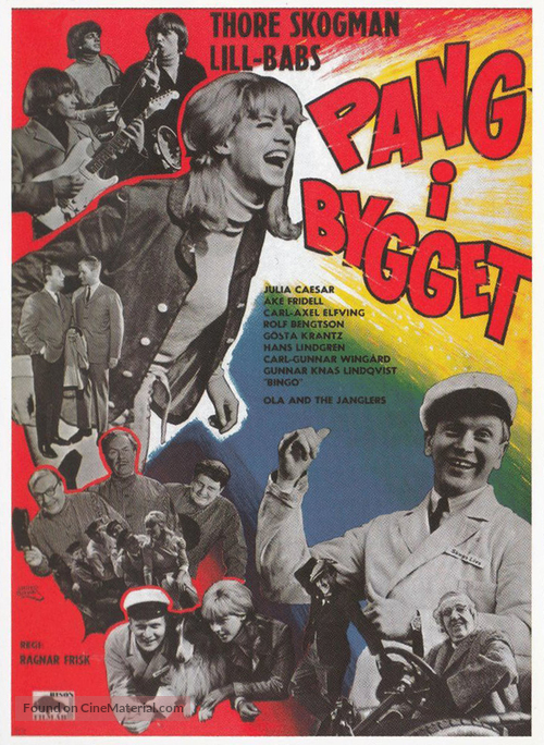 Pang i bygget - Swedish Movie Poster