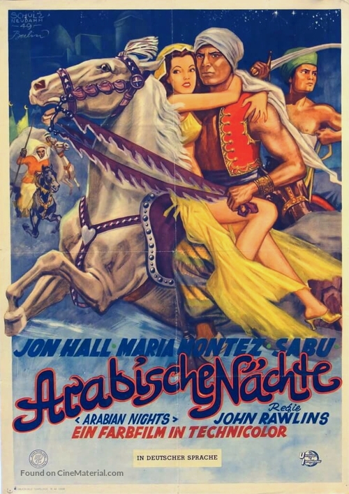 Arabian Nights - German Movie Poster