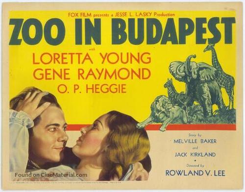 Zoo in Budapest - Movie Poster
