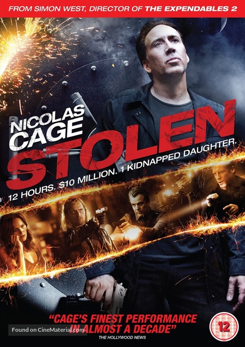 Stolen - British DVD movie cover