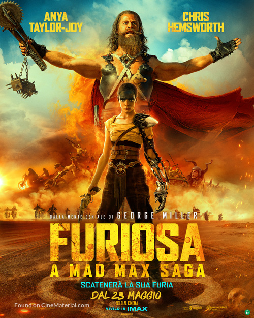 Furiosa: A Mad Max Saga - Italian Movie Poster