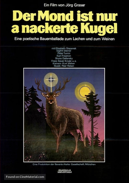 Der Mond is nur a nackerte Kugel - German Movie Poster