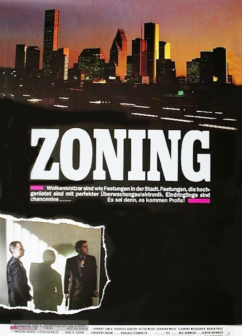 Zoning - German Movie Poster