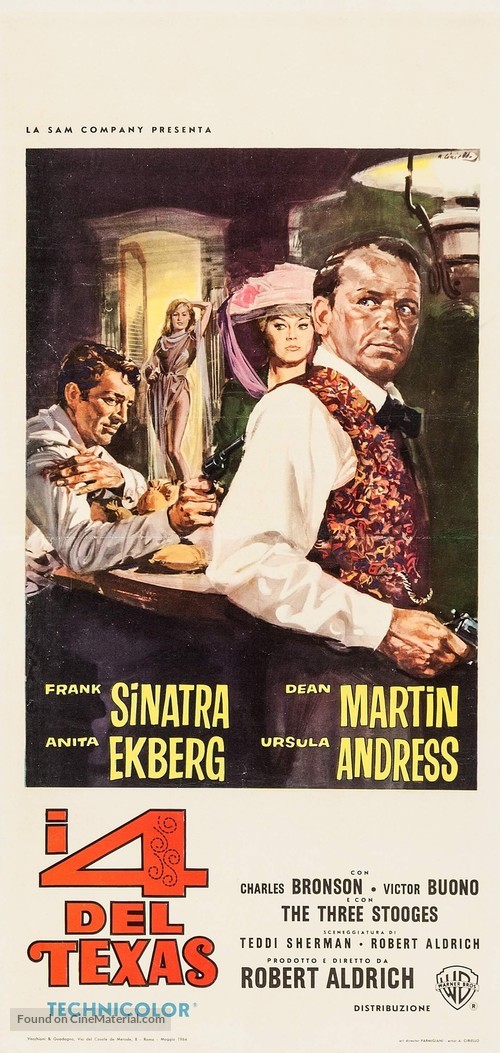 4 for Texas - Italian Movie Poster