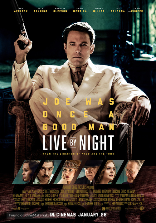 Live by Night - Saudi Arabian Movie Poster