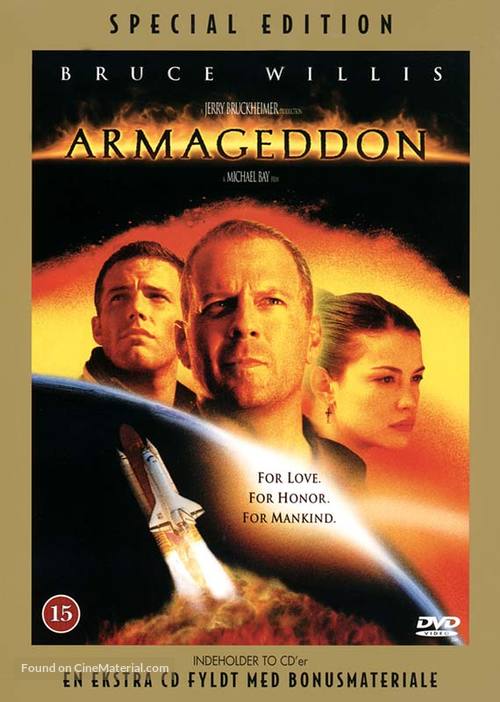 Armageddon - Danish DVD movie cover