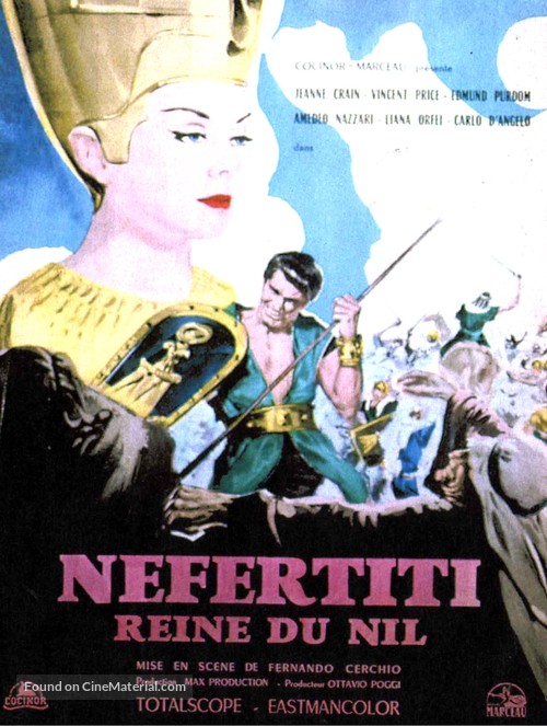 Nefertiti, regina del Nilo - French Movie Poster