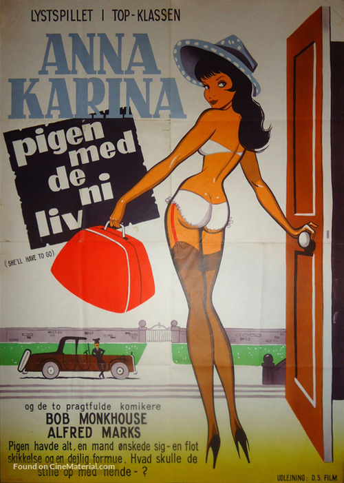 She&#039;ll Have to Go - Danish Movie Poster