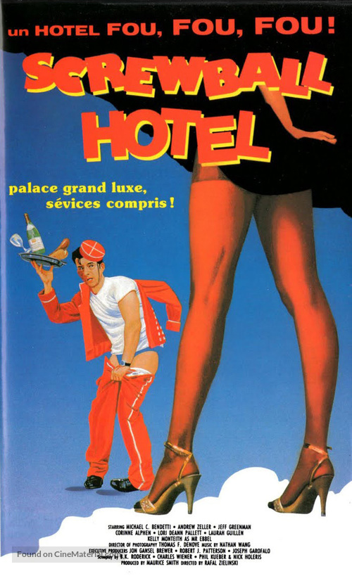 Screwball Hotel - French VHS movie cover