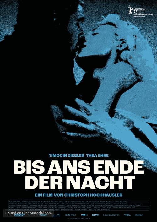 Bis ans Ende der Nacht - German Movie Poster