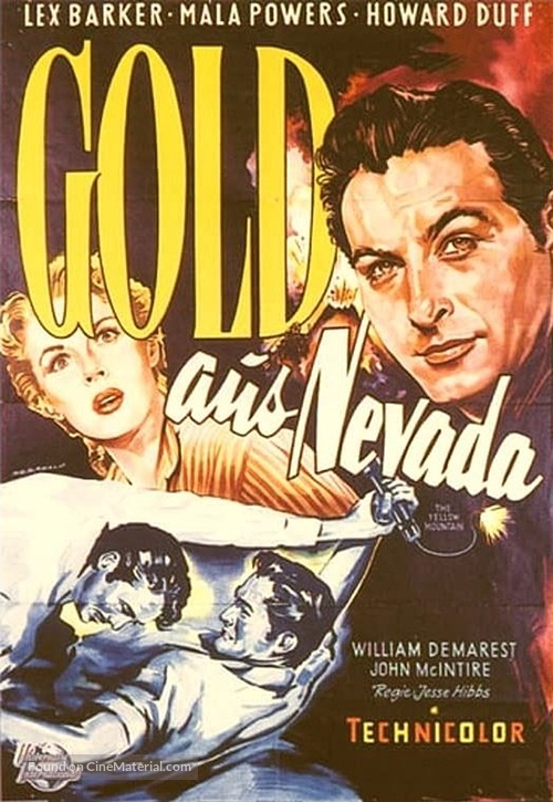 The Yellow Mountain - German Movie Poster