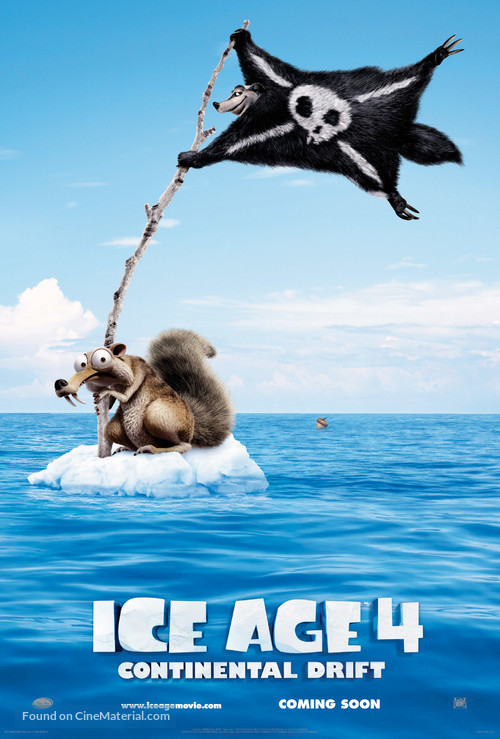 Ice Age: Continental Drift - Movie Poster