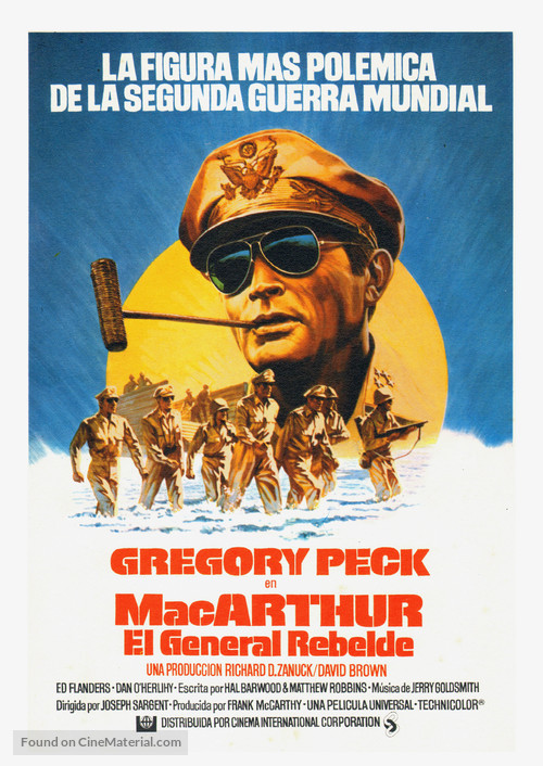 MacArthur - Spanish Movie Poster
