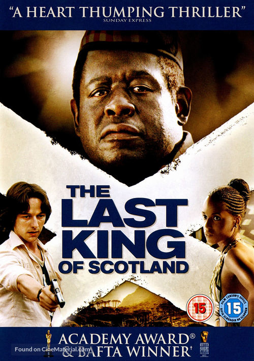 The Last King of Scotland - British DVD movie cover