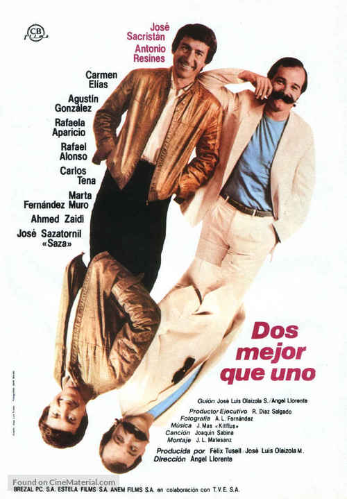 Dos mejor que uno - Spanish Movie Poster