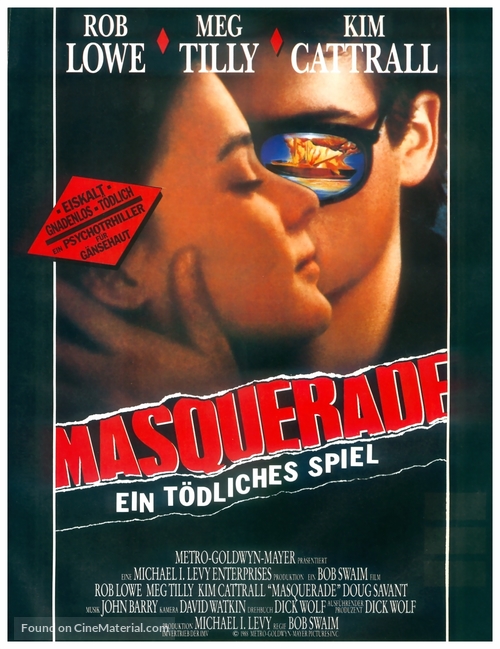 Masquerade - German Movie Poster