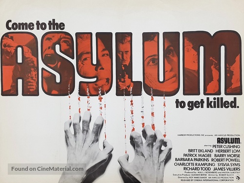 Asylum - British Movie Poster