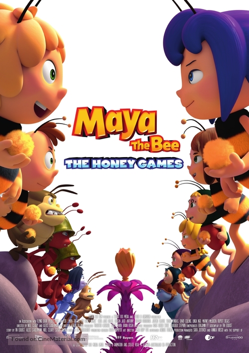 Maya the Bee: The Honey Games - German Movie Poster