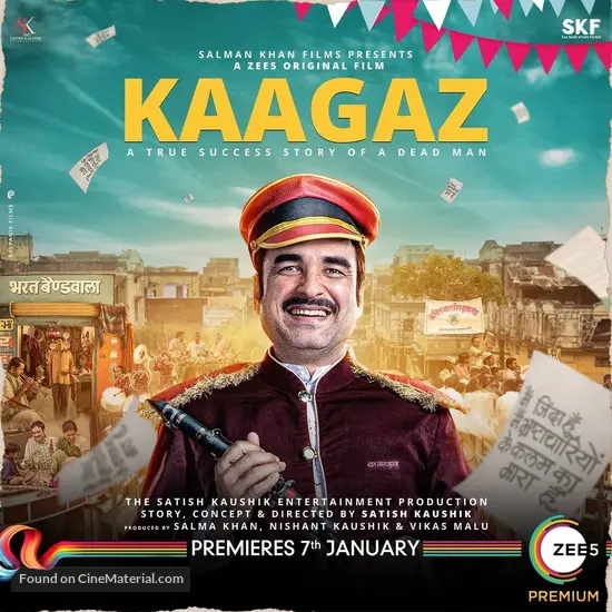 Kaagaz - Indian Movie Poster