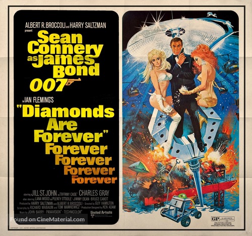 Diamonds Are Forever - Movie Poster